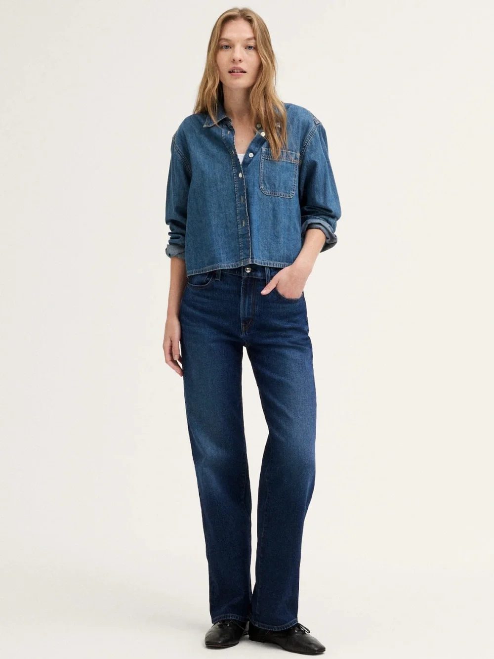 Madewell The Perfect Wide Leg Jean